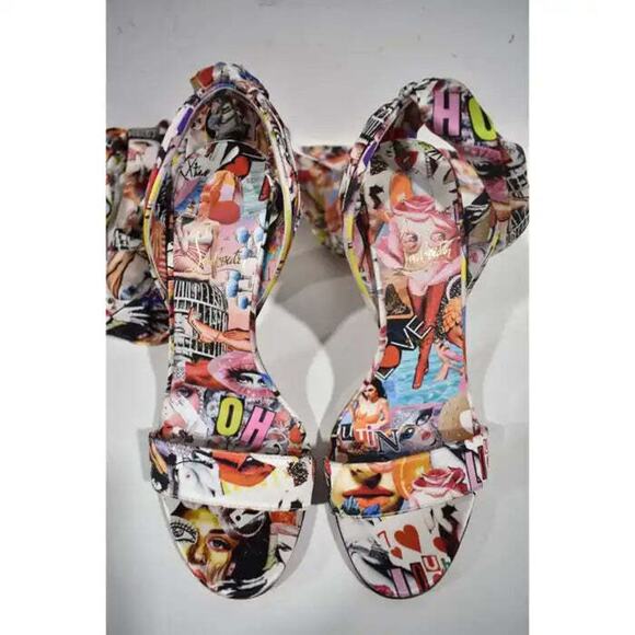 Christian Louboutin Sandale Du Desert 100 OH Xtian Lace Up Sandal Heel Pump 37.5 - Picture 7 of 9